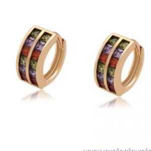 Huggie Multicolor Laminado 18k